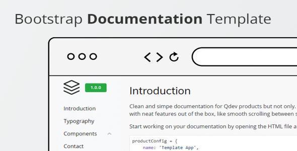 Bootstrap Documentation Template